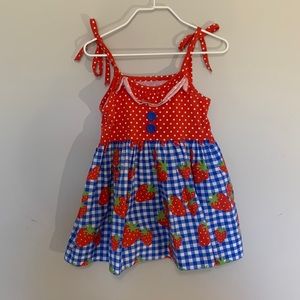 Eleanor Rose strawberry dress